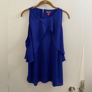 Vince Camuto blue women’s blouse. Size Medium.